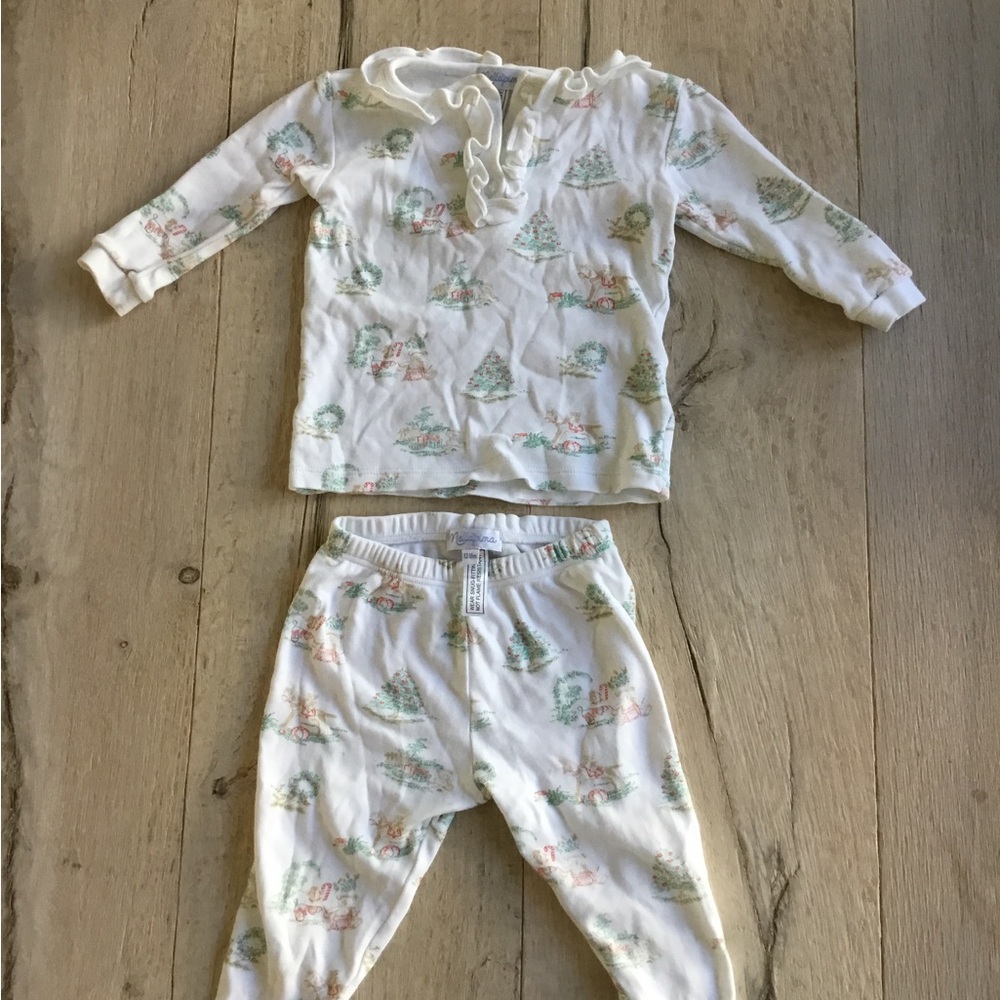 Nellapima Kids Christmas Toile Pajama Set
